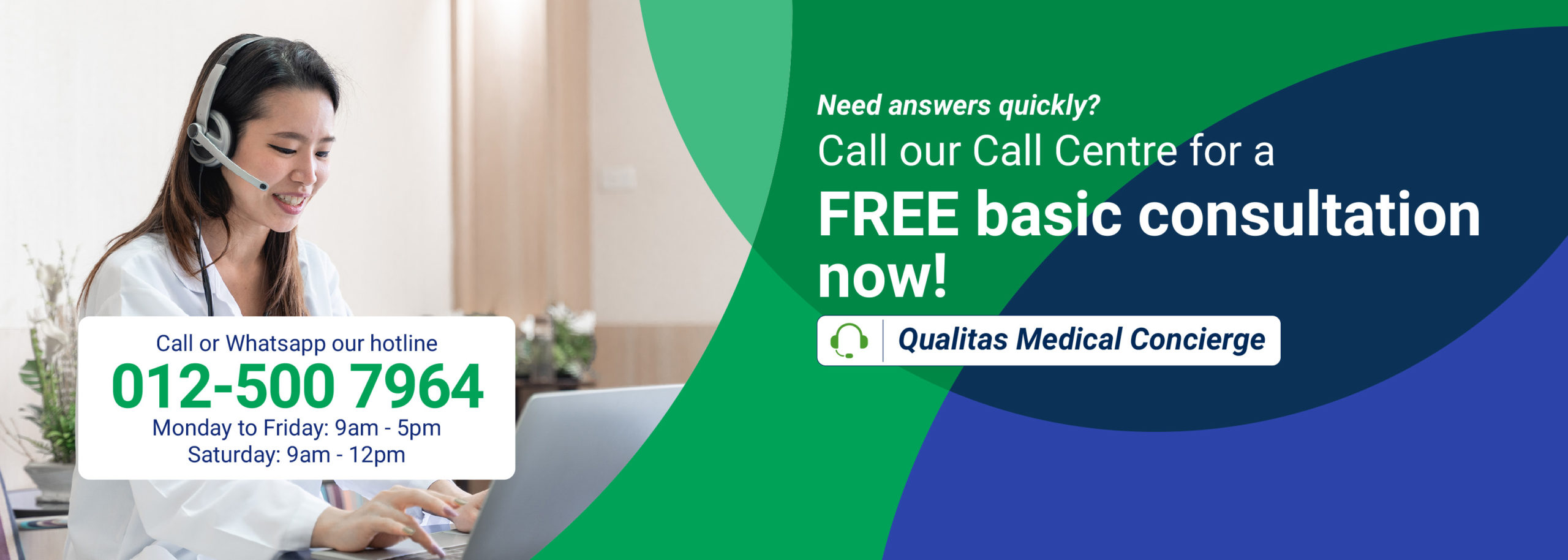 Get free basic consultations through the Qualitas Medical Concierge